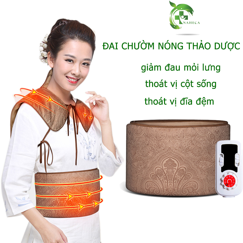 Đai chườm nóng lưng giảm đau nhức lưng , thoát vị cột sống , thoát vị đĩa đệm , gai đốt sống lưng