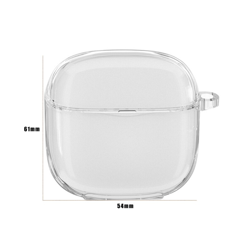 Case cho nghe Soundpeats Air3 Air 3 chống sốc chống trầy giữ màu bảo vệ tai nghe, 2 loại TPU trong suốt hoặc silicon màu