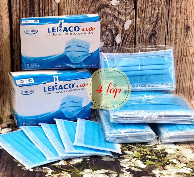 [HCM](Hàng Chuẩn) Khẩu Trang Y Tế 4 lớp an toàn vệ sinh Khẩu Trang Kháng Khuẩn Bảo Vệ Sức Khỏe trong mùa dịch Khẩu Trang Chất Lượng Đảm Bảo Không Mùi  Vải Than Hoạt Tính (1 hộp 50 cái )