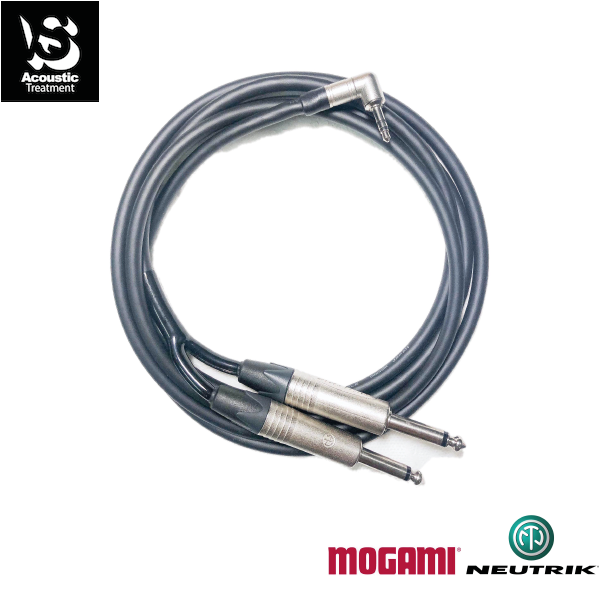 [HCM]Dây Mogami Jack Neutrik dây phát nhạc 3.5 ra 6 lydây tín hiệudây mở nhạc điện thoại(3.5mm to TS jack signal cable MogamiNeutrik Jack).