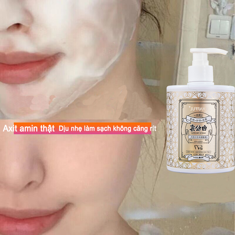 Sữa rửa mặt giữ ẩm, sữa rửa mặt truflle axit amin sữa rửa mặt làm sạch sâu 500ml sữa rửa mặt tạo bọt làm sạch nhẹ nhàng rửa sạch bụi bẩn cấp nước dưỡng ẩm làm sạch sâu bụi bẩn còn sót lại