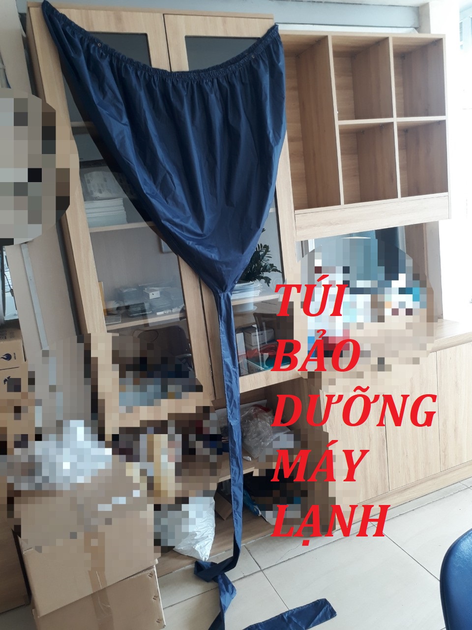 Áo trùm vệ sinh máy lạnh