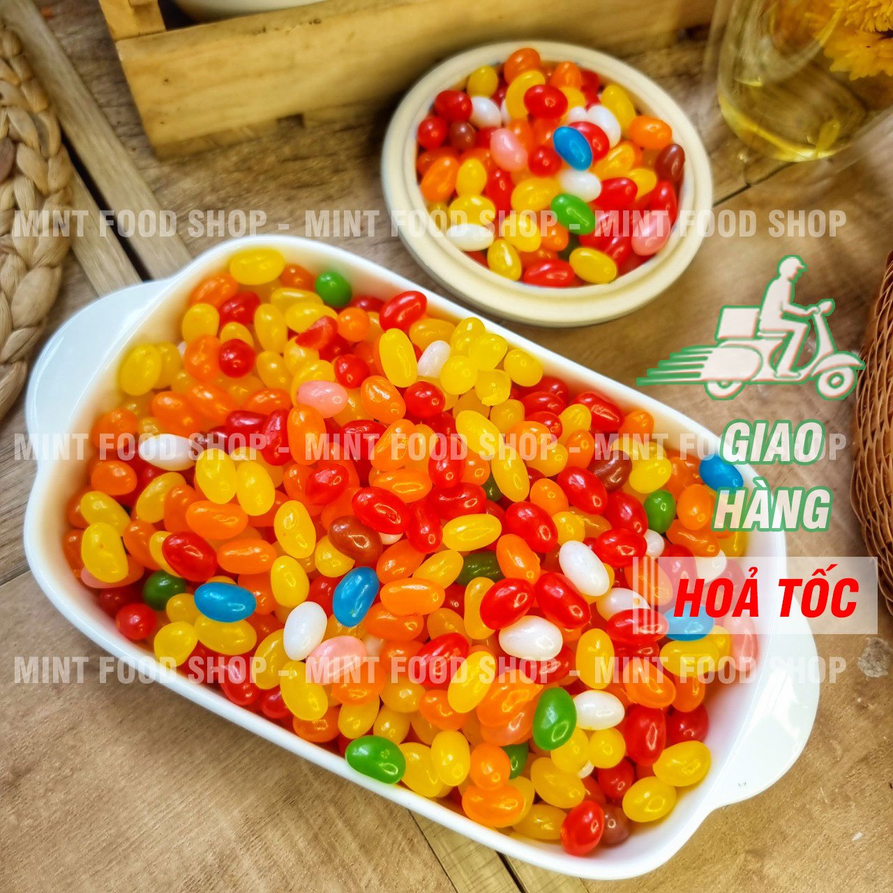 Kẹo bi trái cây lon 500gr