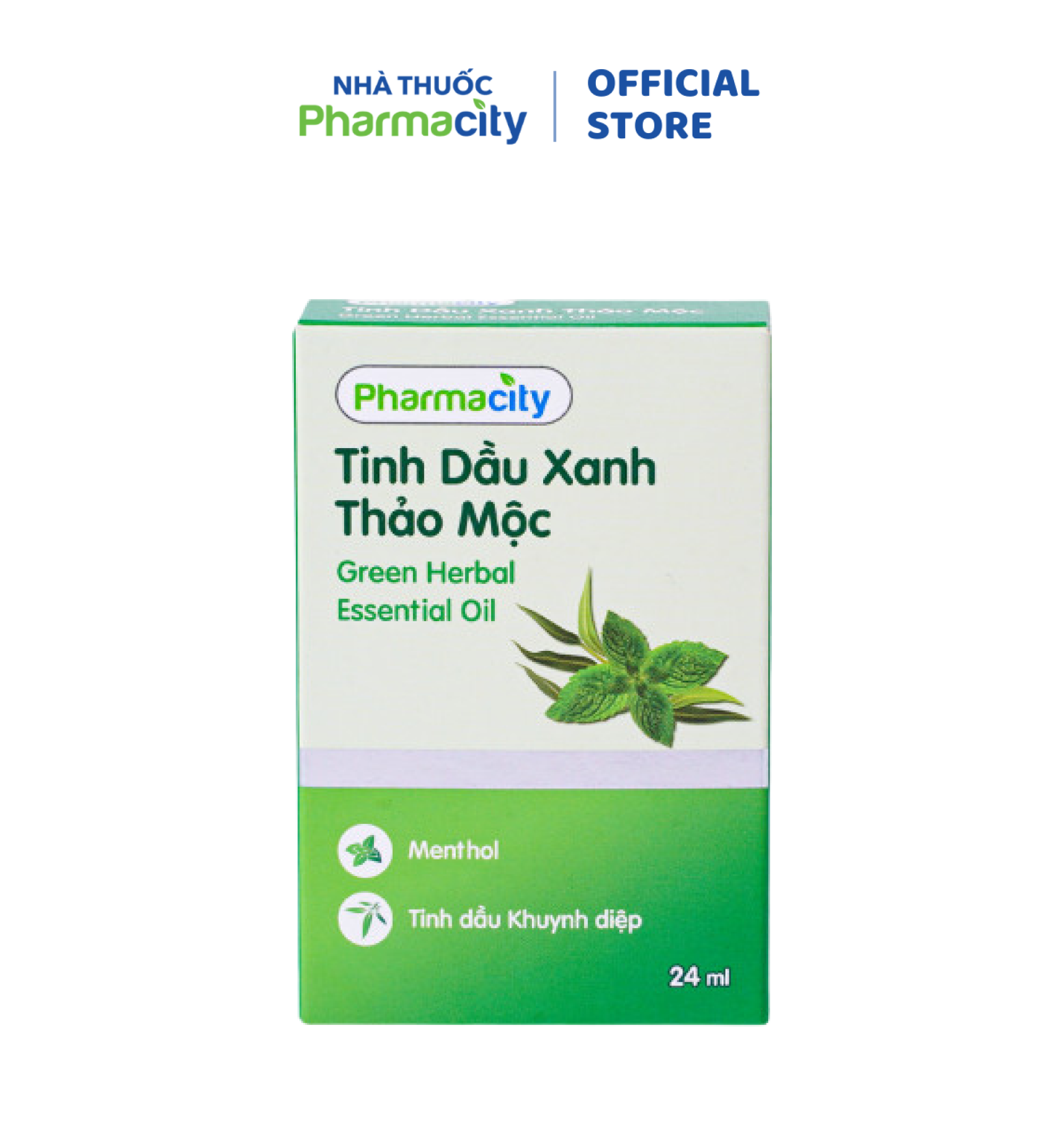 Tinh dầu xanh thảo mộc Pharmacity (Chai 24ml)