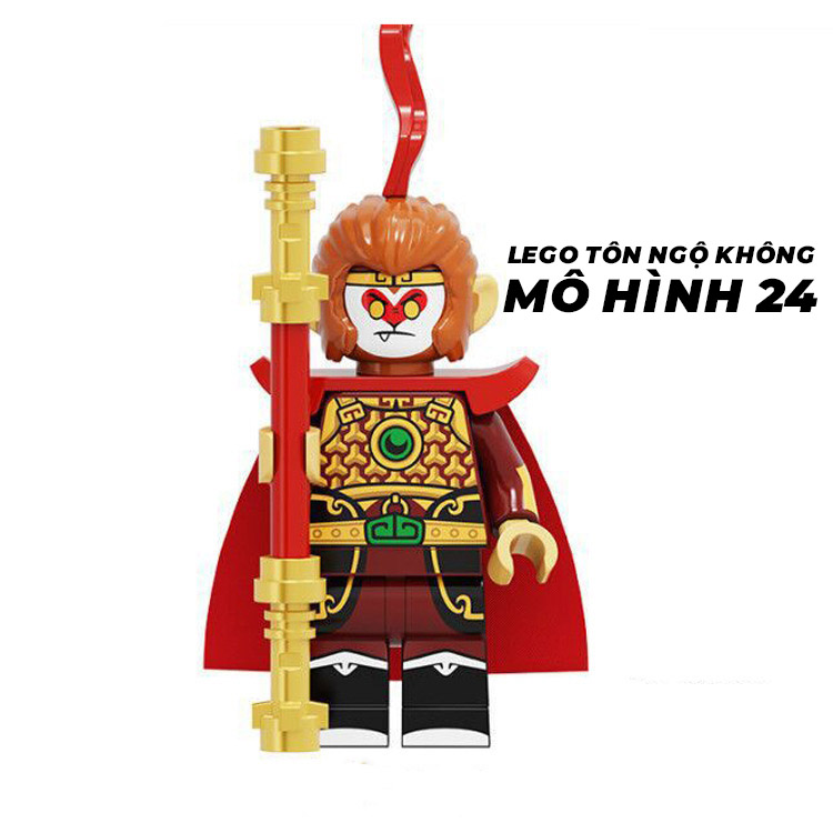 Mô hình nhân vật minifigure lego TÔn ngộ không mini wukong minifigure