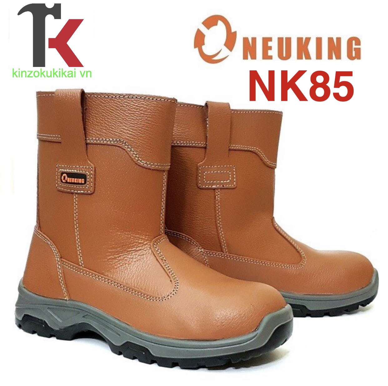 Ủng bảo hộ Safety NEWKING Bestboot ủng da bò thật chống đinh chống va đập chống nước chịu nhiệt