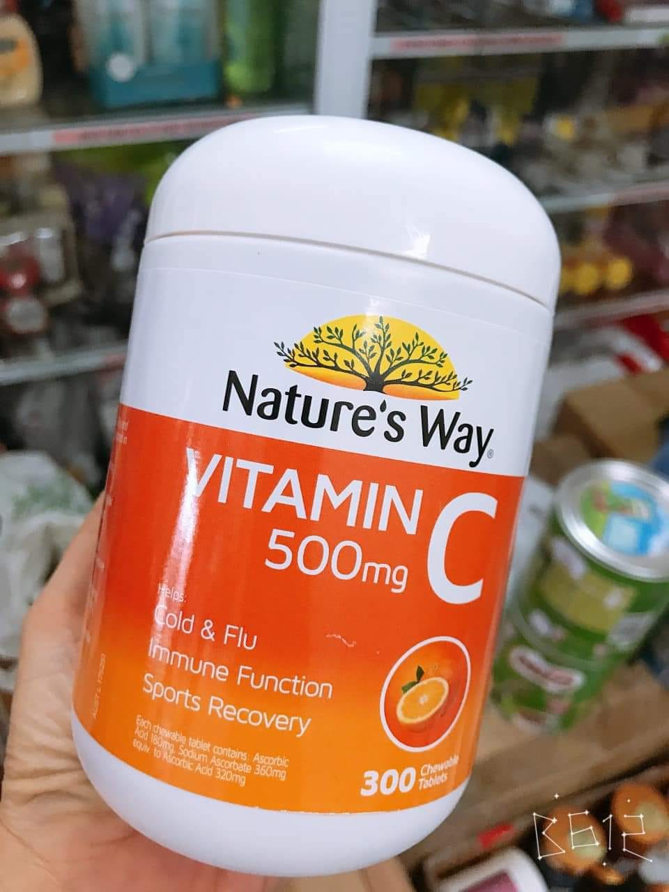 Vitamin c nature’s way 500mg 300 viên