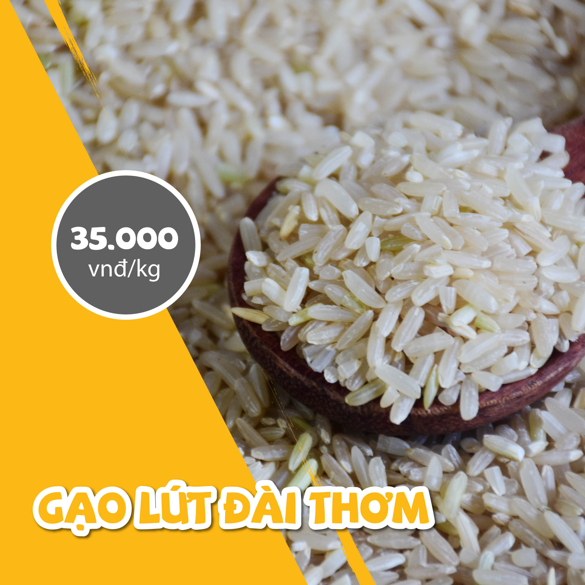 Gạo Lứt Trắng Đài Thơm - 4 Tháng - 1kg -  Gạo Hữu Cơ - Thực Phẩm Dưỡng Sinh - Cửa Hàng Thực Dưỡng Khai Minh Chính Hãng