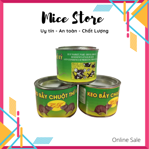 Keo dính chuột MICE.STORE ,Combo 3 hũ keo chuột siêu dính