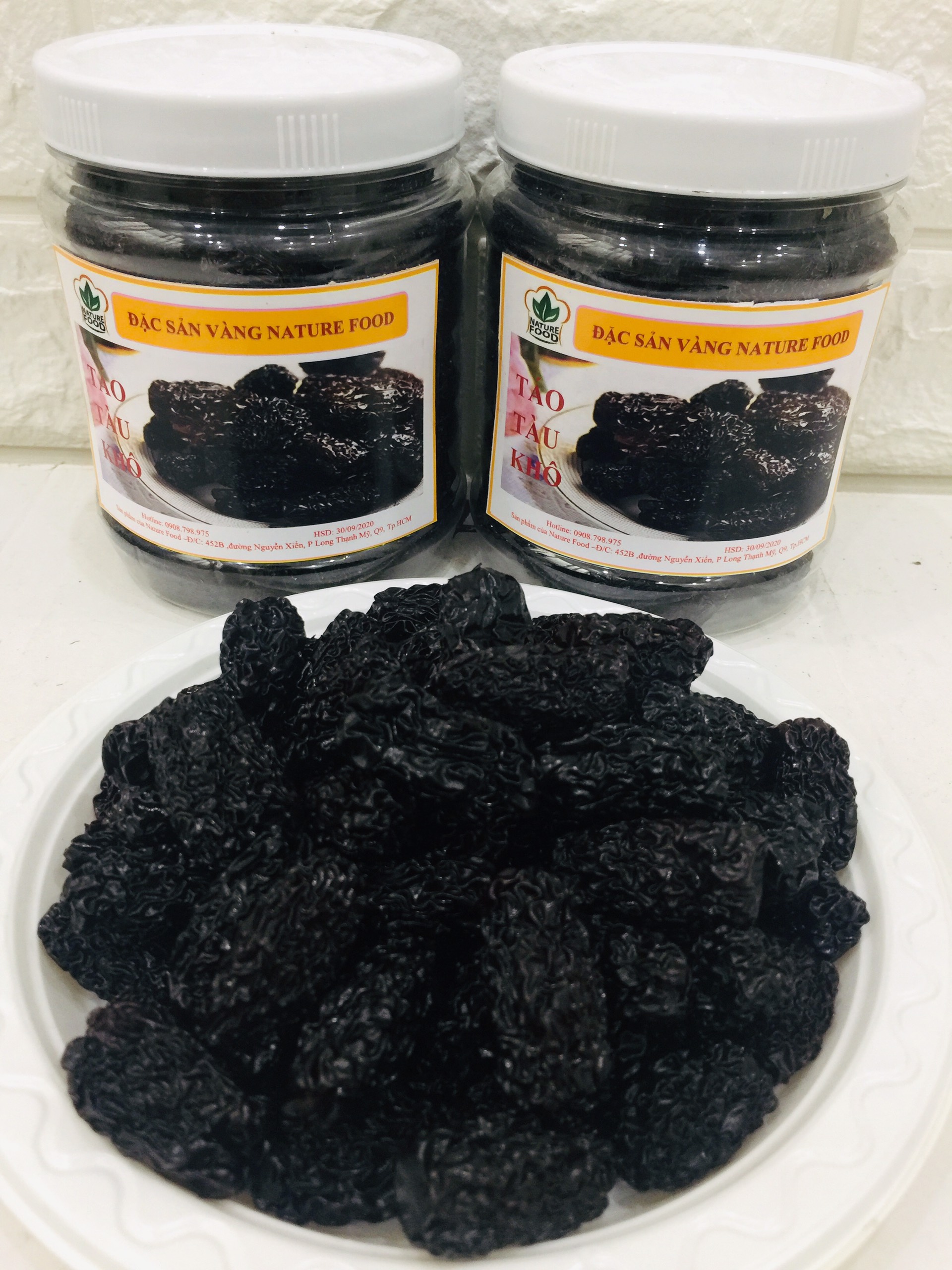 1kg (2 hộp ) Táo Tàu Sấy Dẻo Ngon Nature Food