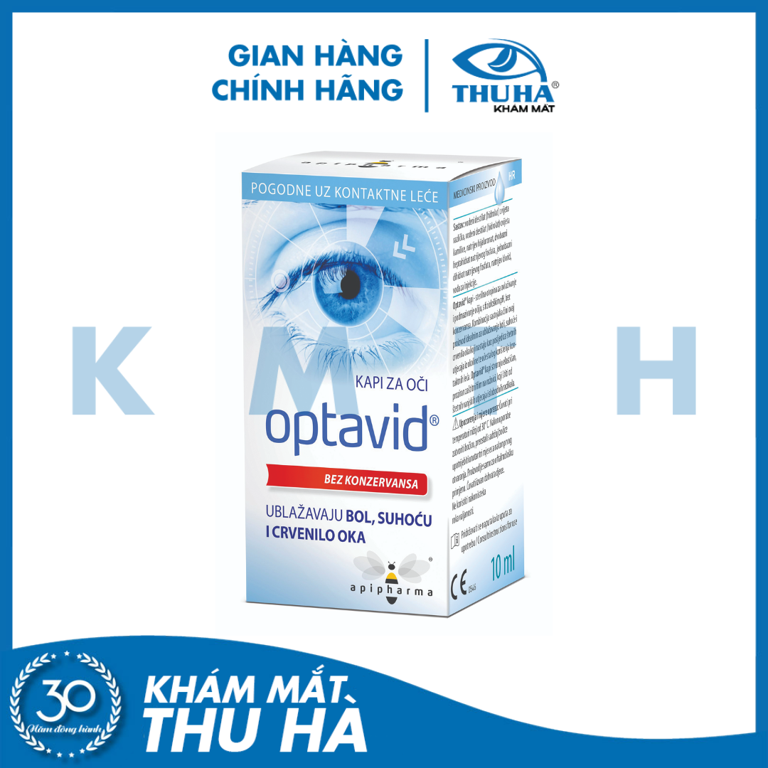 Optavid Apipharma - Dung dịch nhỏ mắt giảm khô mắt hiệu quả - EU