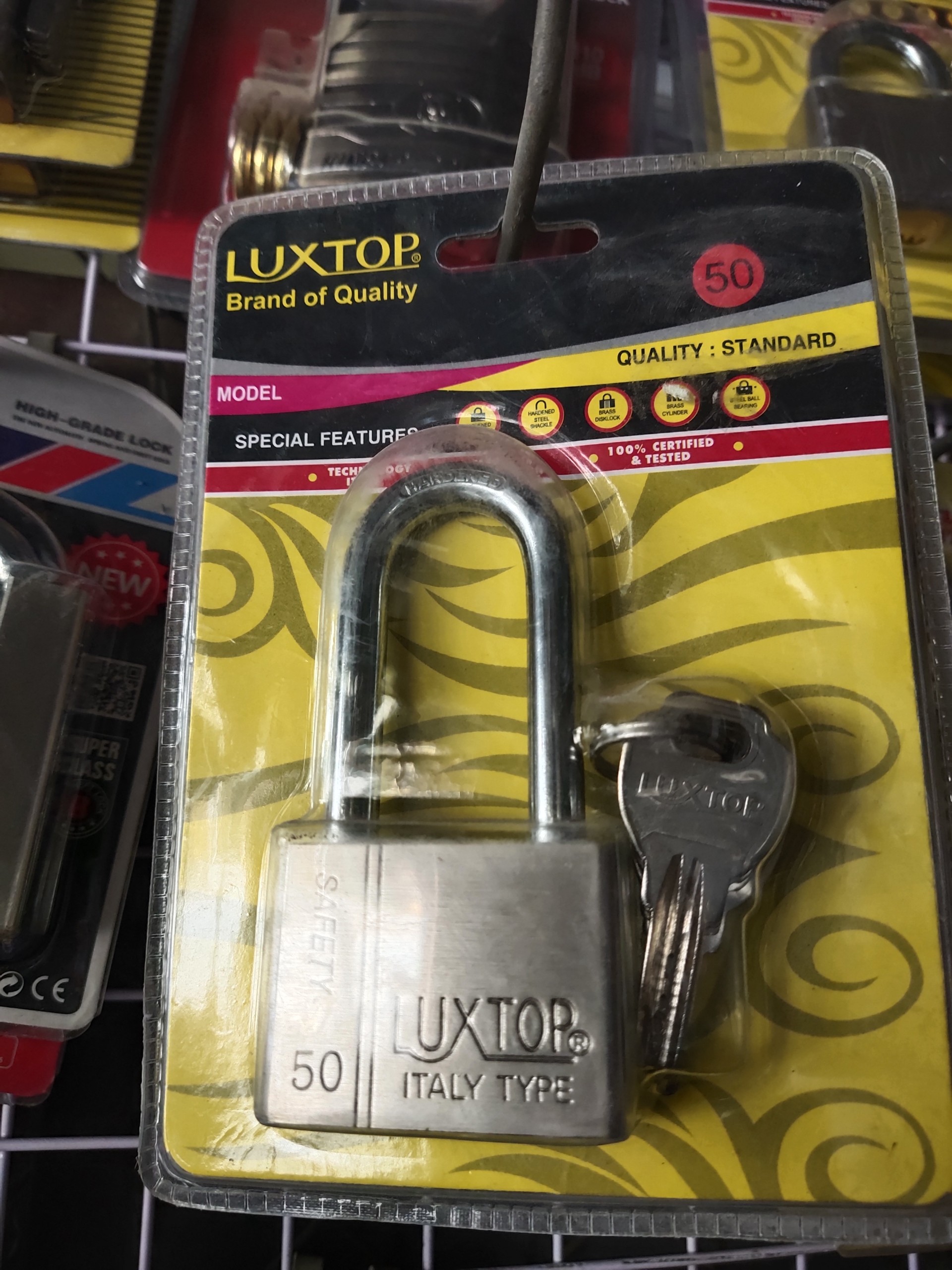 Ổ khoá luxtop cổ dài hiện đại