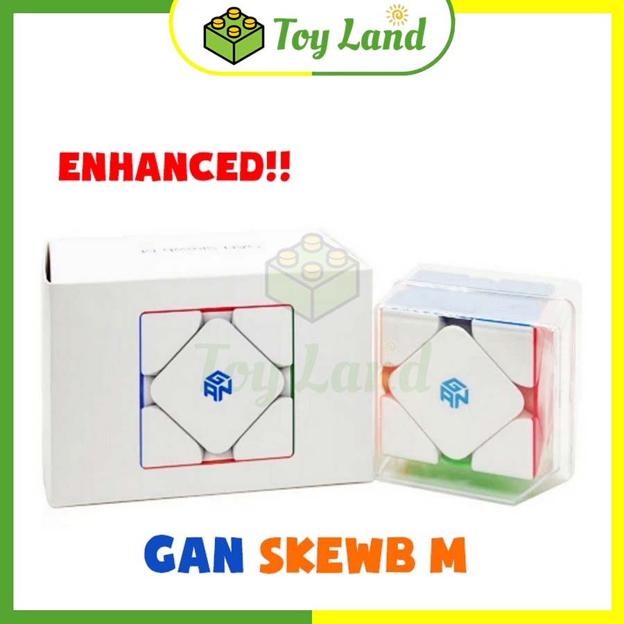 Enhanced Rubik Skewb Gan Skewb M Bản 32 Viên Nam Châm Stickerless Rubic