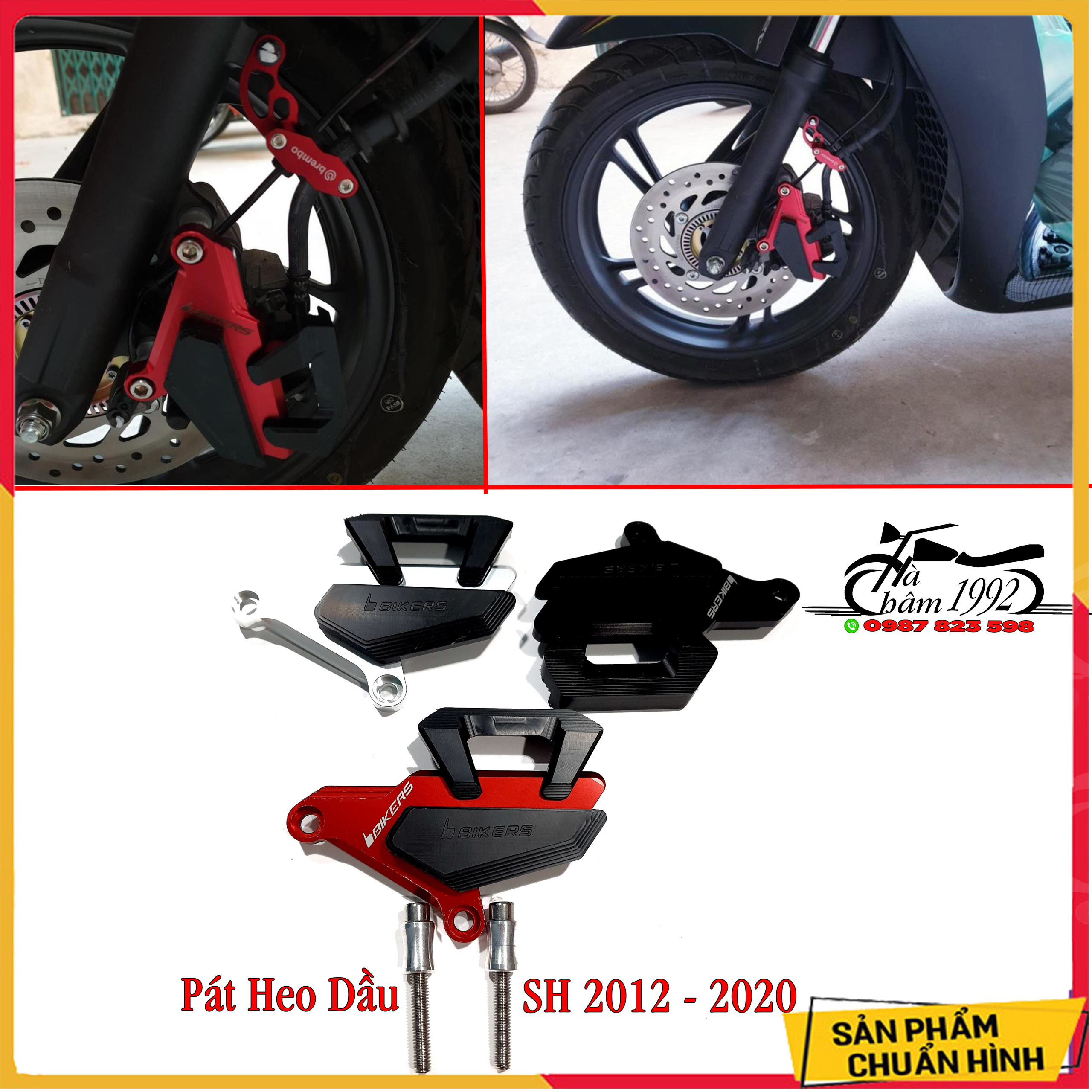 Pát Che Heo Dầu CNC Cho Xe SH Việt 125i / 150i 2010- 2021, Bát Che Heo Dầu SH, Ốp Heo Dầu SH