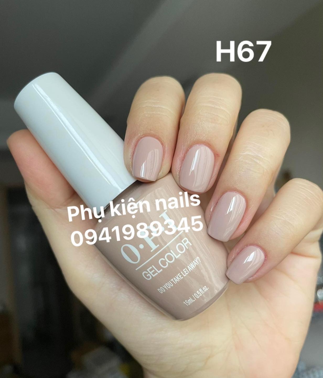 [HCM]Sale 50% Sơn Móng Tay -Sơn Gel Hơ Máy Opi (GCH67)