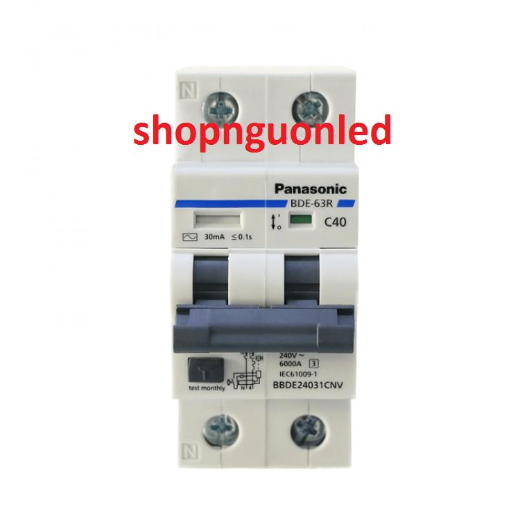 Cầu dao bảo vệ dòng rò, cầu dao chống giật, cb cóc chống giật rcbo bbde24031cnv/bbde23231cnv/bbde22531cnv - bảo vệ quá tải,ngắt mạch và chống rò,thương hiệu 100 năm của nhật mua giá rẻ tại shopnguonled.