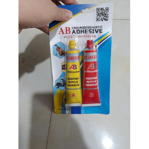 Keo gắn sắt AB 2 thành phần Epoxy fix Selleys 15ml giá 1 cặp