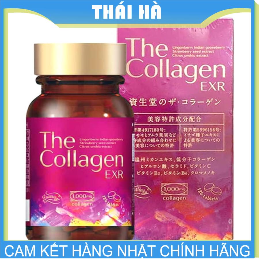 [HCM]Viên Uống The Collagen EXR 126 Viên Giúp làn da hồng hào tăng độ đàn hồi làm chậm quá trình lão hóa của làn da cơ xương  khớp