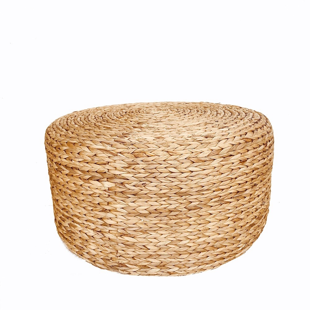 Đôn lục bình Size lớn 80x40cm, Trơn tự nhiên, Loại hàng XK | The handicrafts