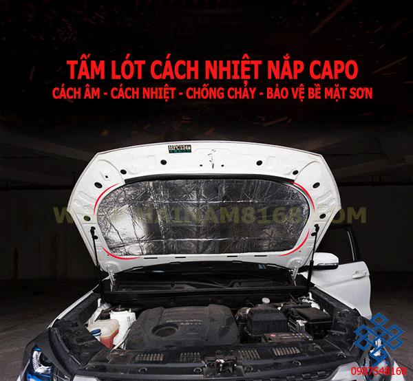Tấm 3 lớp cách âm cách nhiệt nắp capô, KT: 50x140cm