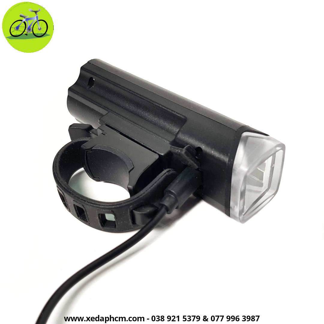 Đèn xe đạp trước Led siêu sáng có sạc USB