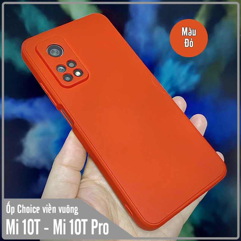 Ốp lưng Choice viền vuông dẻo lót nhung che camera cho Xiaomi Mi 10T - Mi 10T Pro - Redmi K30S