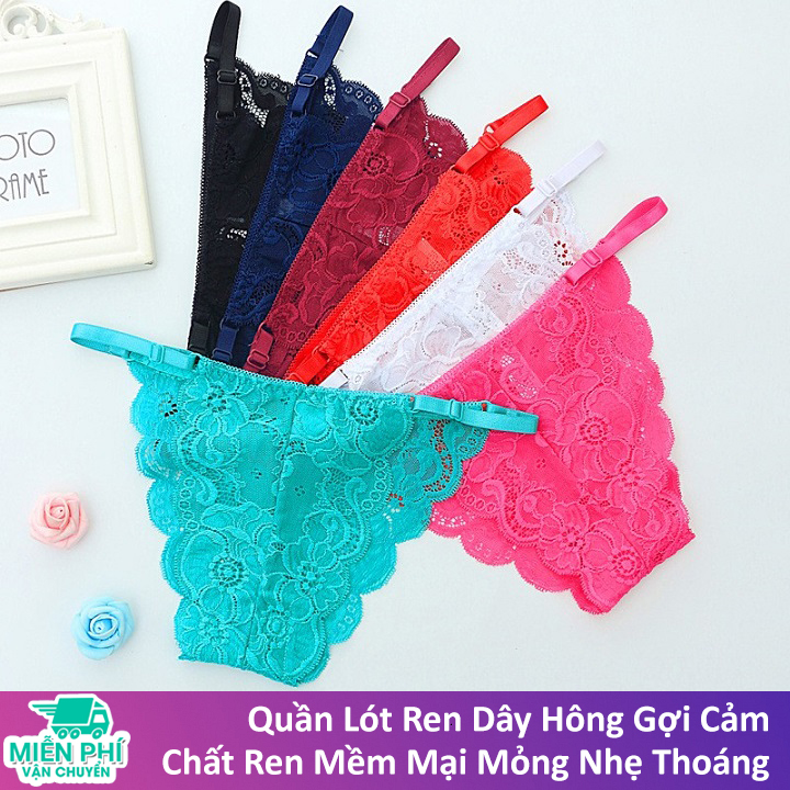 Quần Lót Nữ Sexy Ren Dây Hông Mẫu Mới