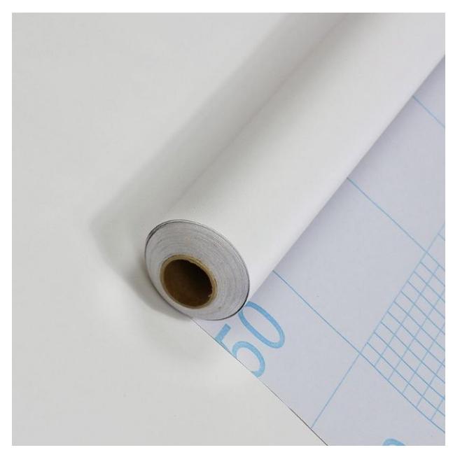 5 Mét Giấy Dán Tường, Khổ 45CM Rộng Decal PVC Trang Trí ( có keo ) - MÀU TRẮNG NHÁM PT00685