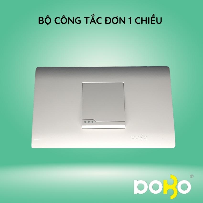 Công tắc điện âm tường- Công tắc đơn một chiều - chắc chắn, sang trọng - Thương hiệu DOBO Hàn Quốc