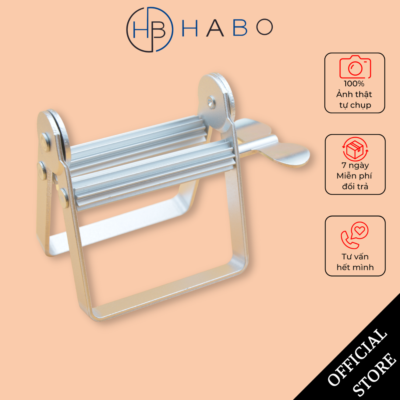 Cây nặn thuốc nhuộm, kẹp vặn thuốc nhuộm, kẹp vắt thuốc nhuộm, cây vắt thuốc nhuộm, kẹp nặn kem đánh răng nhôm