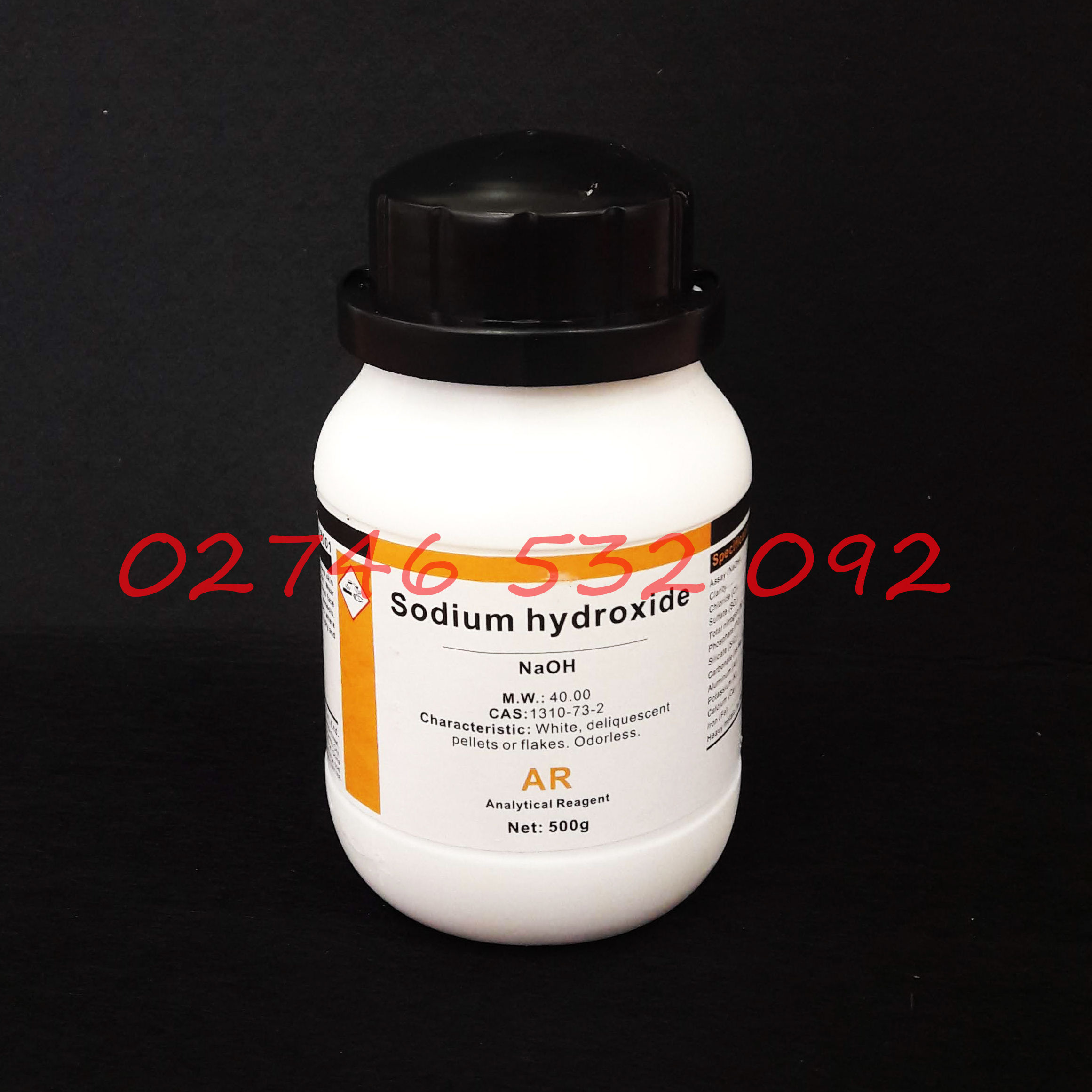 100g NaOH Tinh Khiết Dạng Hạt - Làm Xà Phòng Handmade- Trong Phòng Thí Nghiệm - Điều chỉnh pH