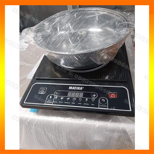 Bếp từ cao cấp Matika MTK-2111 đa chức năng nấu tặng kèm nồi lẩu Cao Cấp