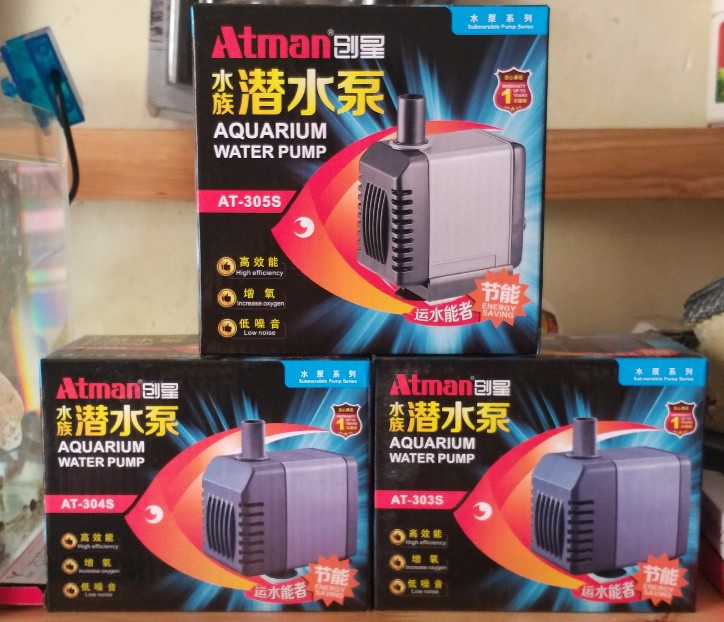 Máy Bơm Nước Hồ Cá Atman 303S, 304S, 305S, 306S dành cho hồ cá cảnh, hòn non bộ, VUI LÒNG XEM MÔ TẢ VÀ CHỌN ĐÚNG MÃ MÁY