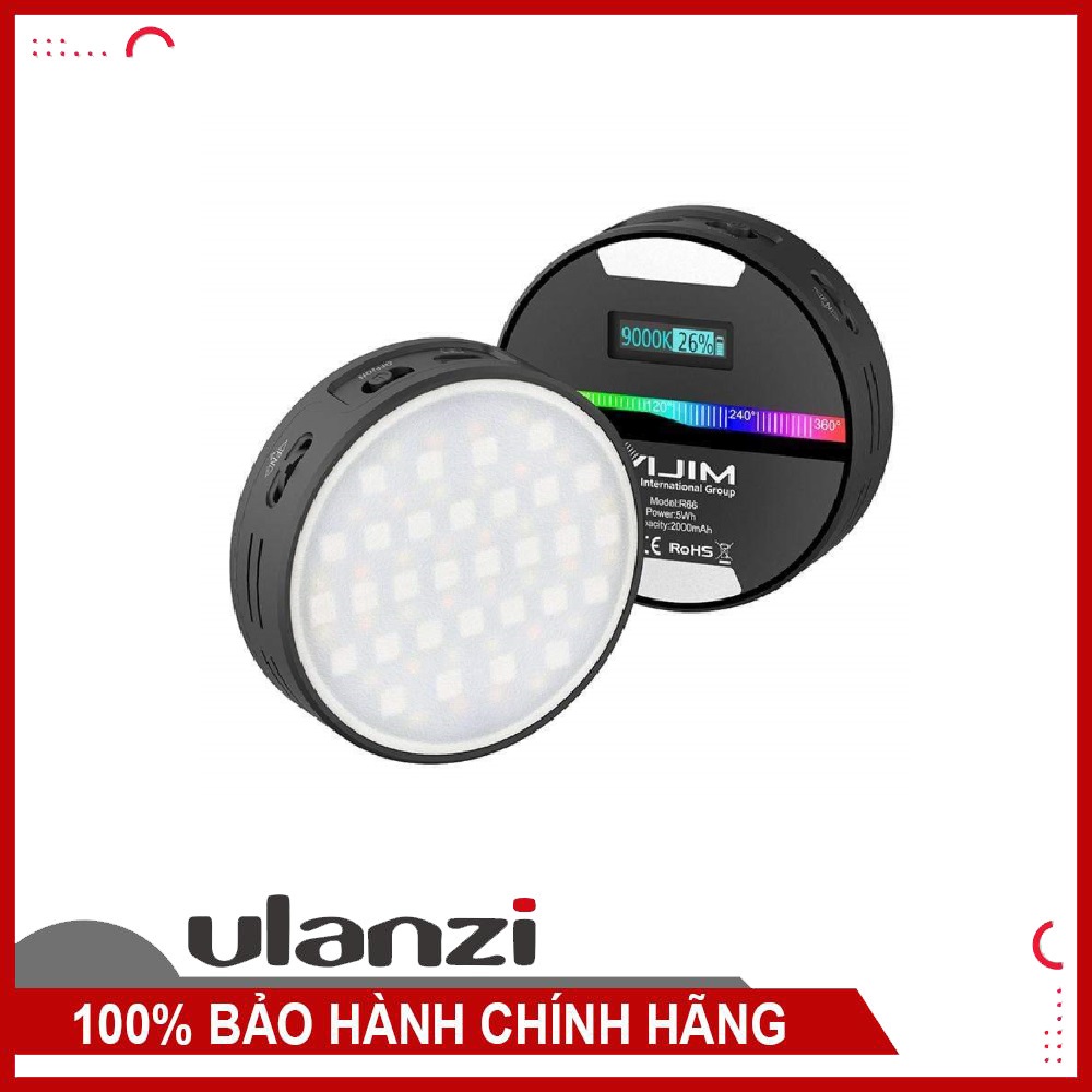 Đèn led đổi màu rgb - ulanzi r66 rgb video light
