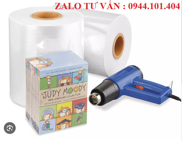 Màng co pvc- màng co nhiệt bọc nắp chai, hộp mỹ phẩm 34cm đến 42cm