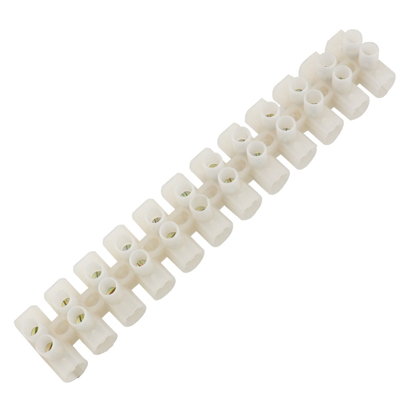 Cầu Đấu Điện 3A, 6A, 10A, 15A, 30A, 60A Trắng - Bịch 10 cây