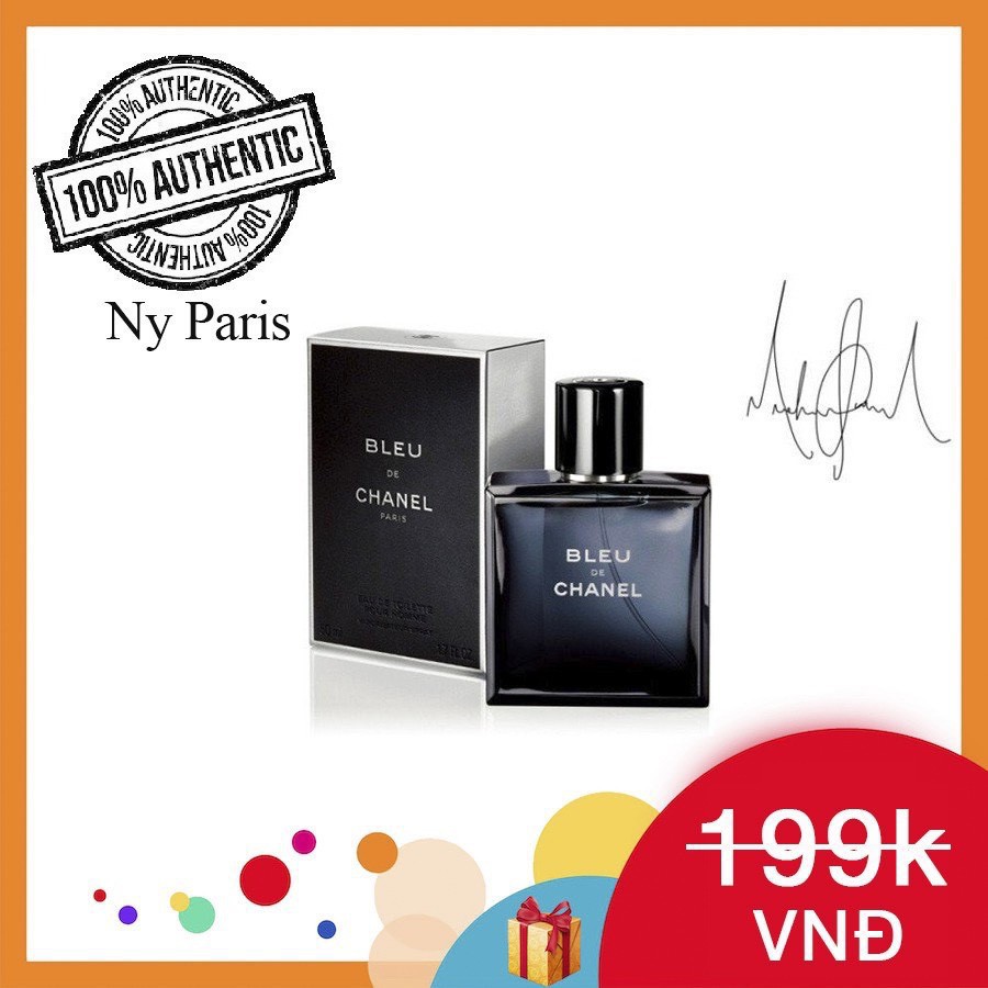 Nước hoa bleu de chanel 10ml nguy&ecircn seal