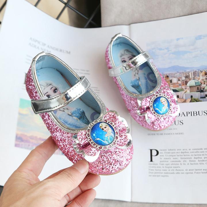 Giày búp bê công chúa Elsa cho bé gái phong cách Hàn Quốc
