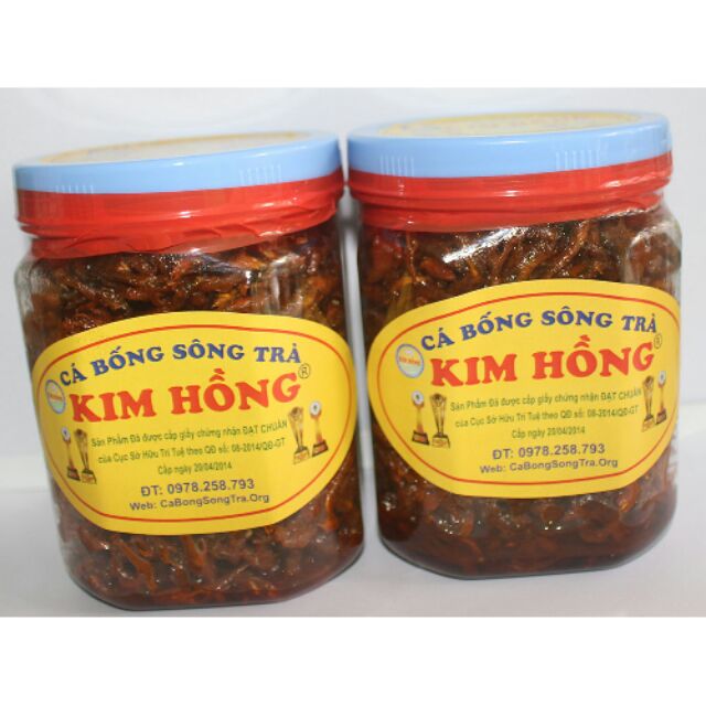 500g cá bống kim hồng sông trà kho tiêu quảng ngãi ăn liền - goby fish