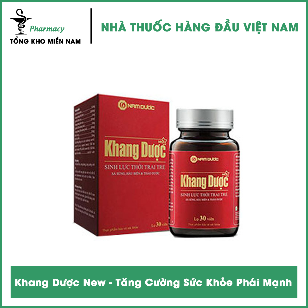 Viên uống khang dược new hộp 30 viên- giúp tăng cường sức khỏe phái mạnh