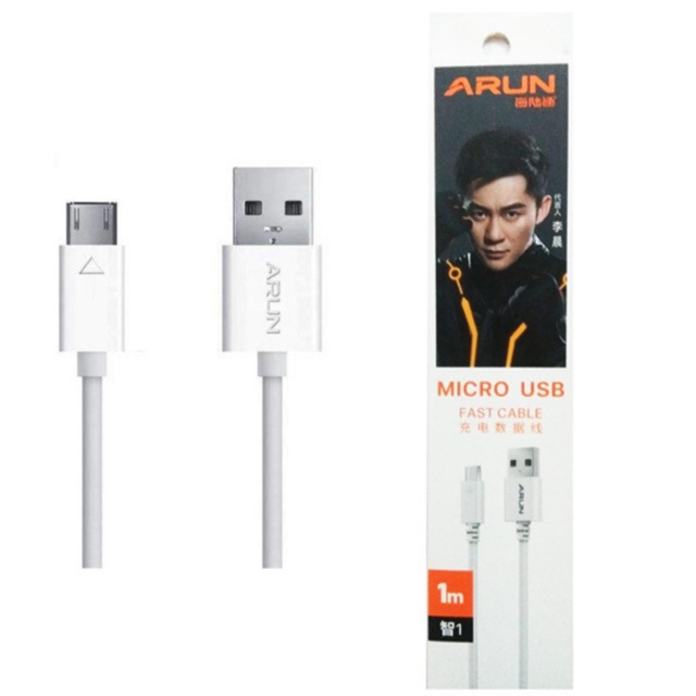 Cáp sạc arun micro 1m