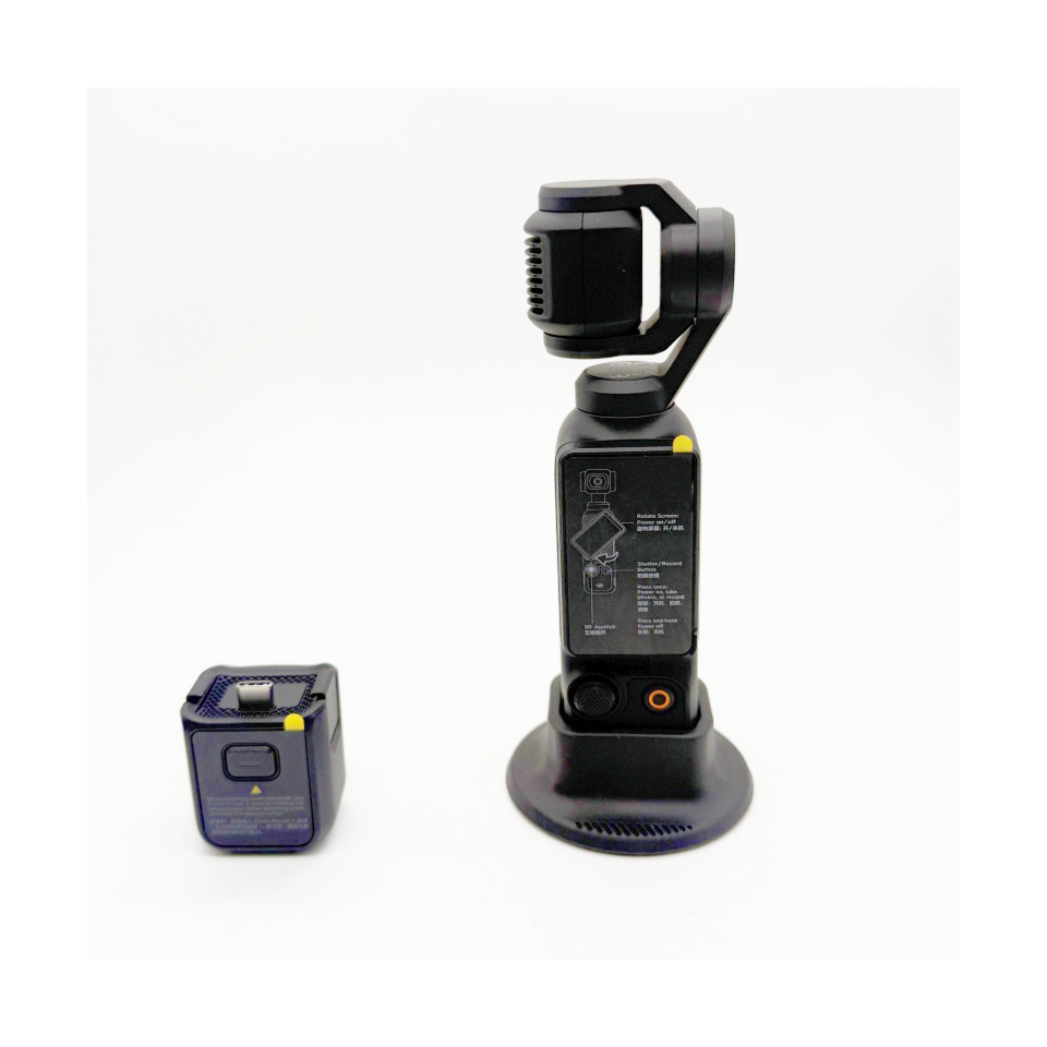 Đế nhựa dựng cho DJI Pocket 3 - hỗ trợ sạc dựng máy có khe luồn sạc