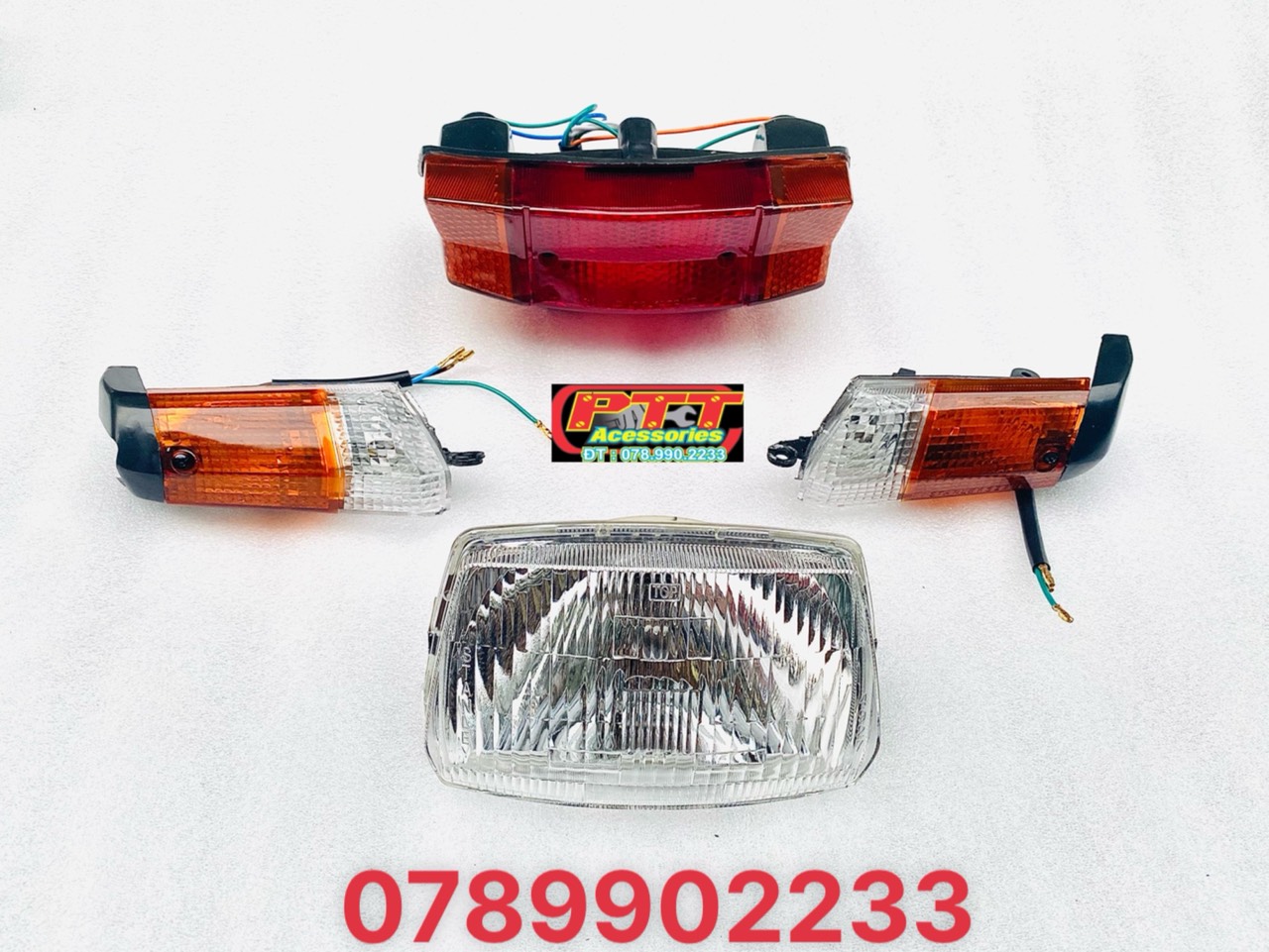Bộ đèn + xi nhan trước - sau xe citi daelim 100