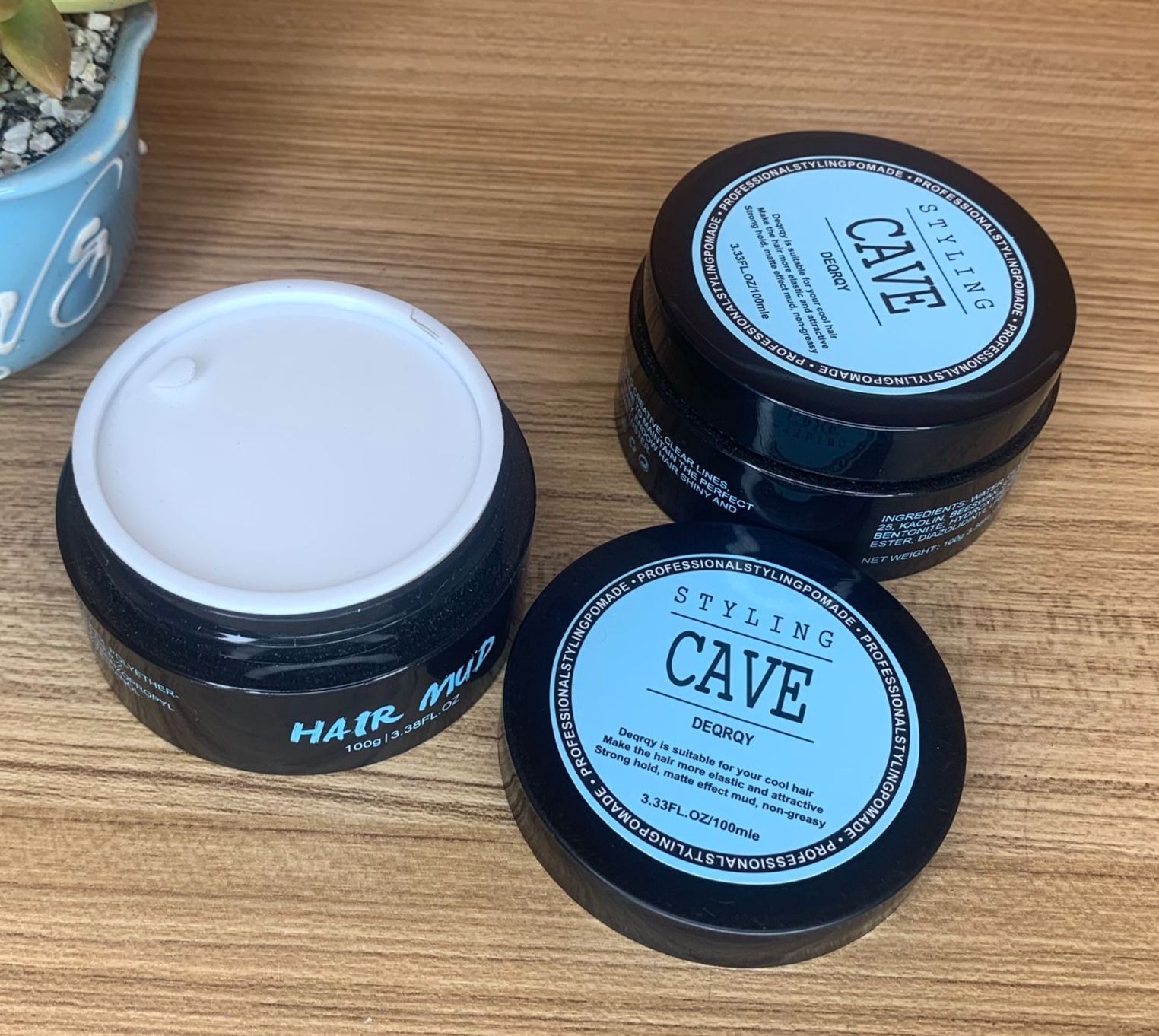 Sáp Vuốt Tóc Nam Styling Cave DEQRQY 100ml