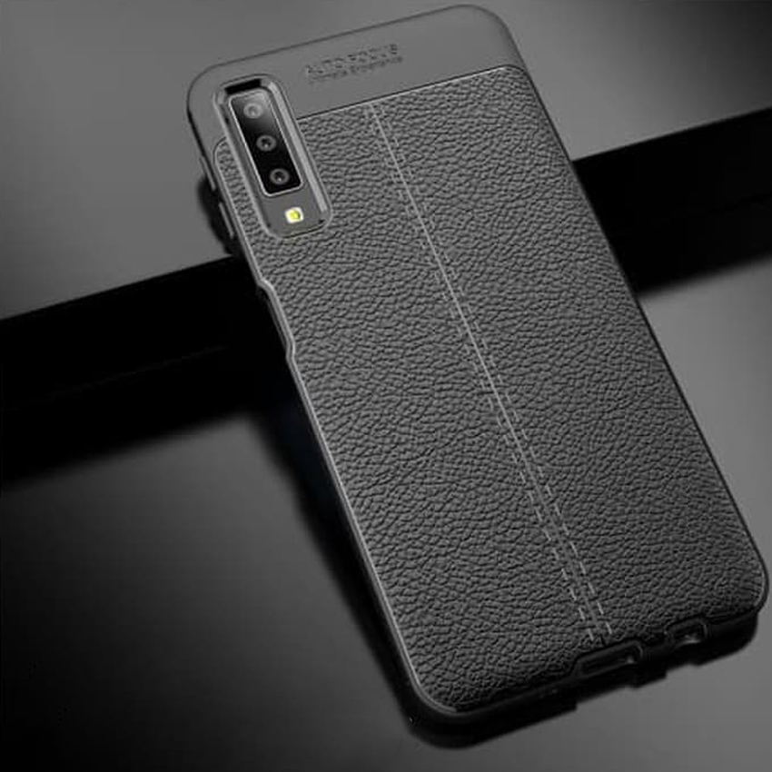 [HCM]Ốp lưng Samsung A7 2018 silicon da chống sốc Auto Focus-vyvyshop