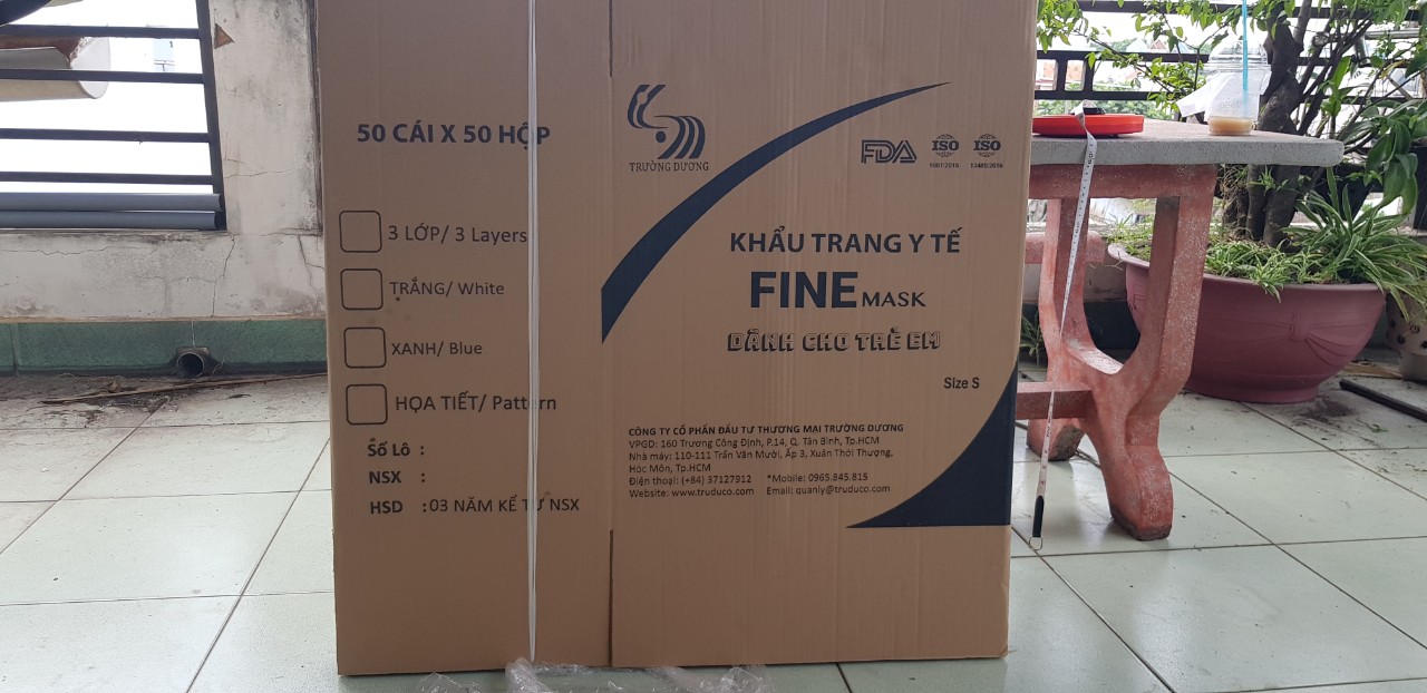 Thùng carton tồn kho 52 x 34 x 55, 5 lớp có in như hình