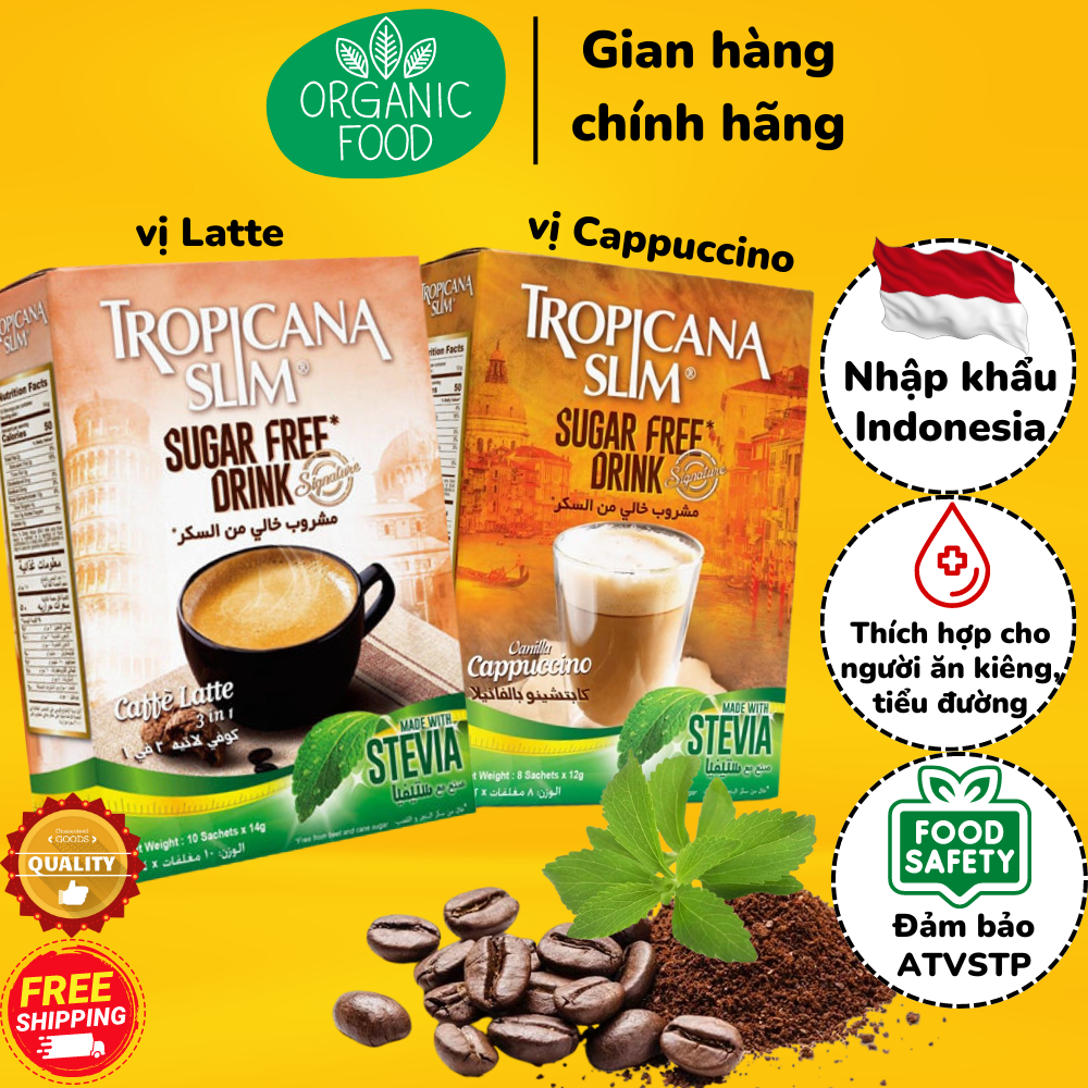 Tropicana Slim Caffe Latte Sugar Free Drink