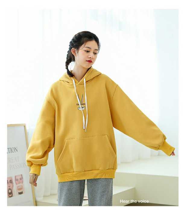 ÁO HOODIE NAM NỮ PHỐI MŨ TAI CHUỘT VÔ CÙNG DỄ THƯƠNG CHẤT VẢI NỈ BÔNG CỰC MỀM MẠI - TEN