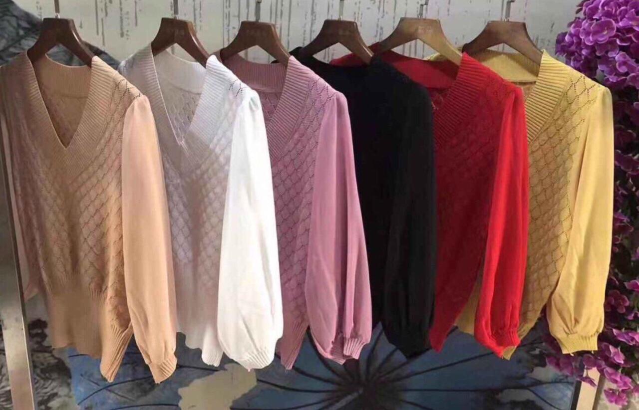 Aó len tay lỡ nhập khẩu cao cấp
