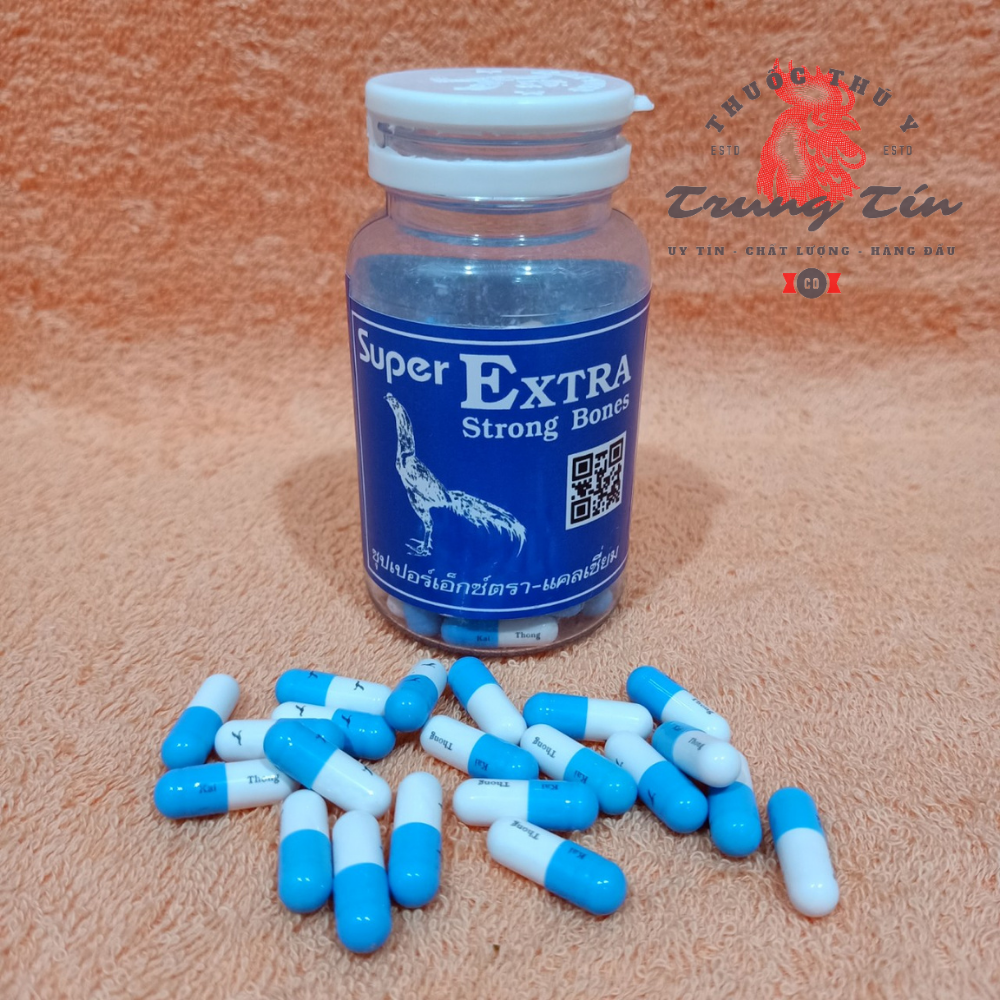 Super extra strong - cung cấp canxi , gà íu chân thuoc ga , thuốc gà đá , nuôi gà đá